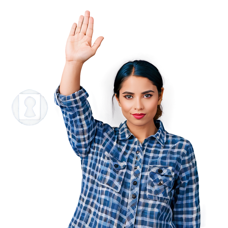 Silent Stop Gesture Png 7 PNG Image