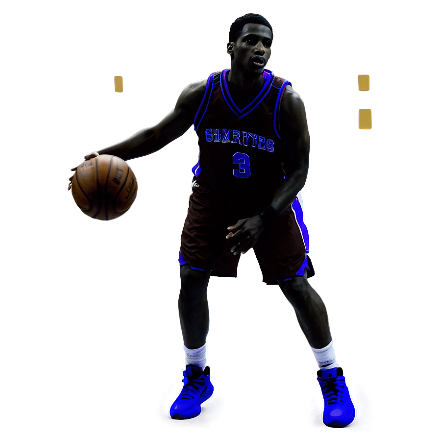 Silhouette Of Basketball Player Png Yqv51 PNG Image