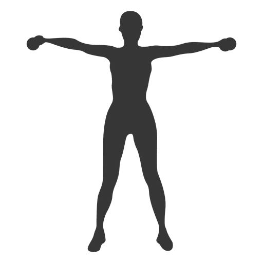 Silhouette_ Stretching_ Pose PNG Image