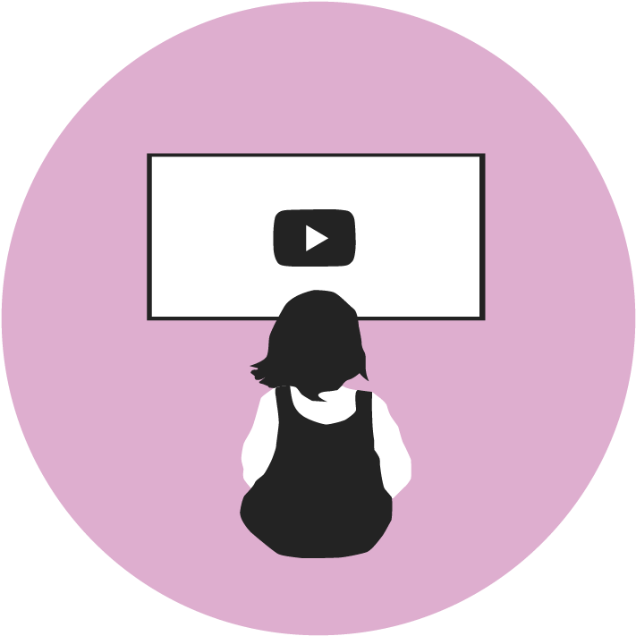 Silhouette Viewer Youtube Icon PNG Image