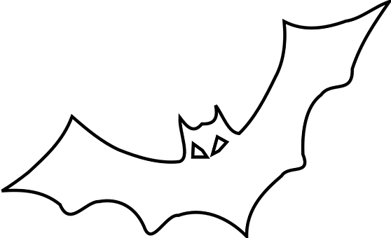 Silhouetted Bat Graphic PNG Image