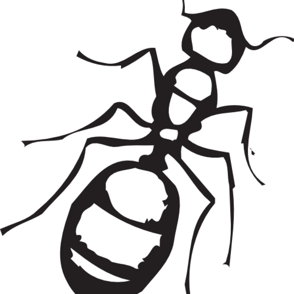 Silhouetteof Ant PNG Image