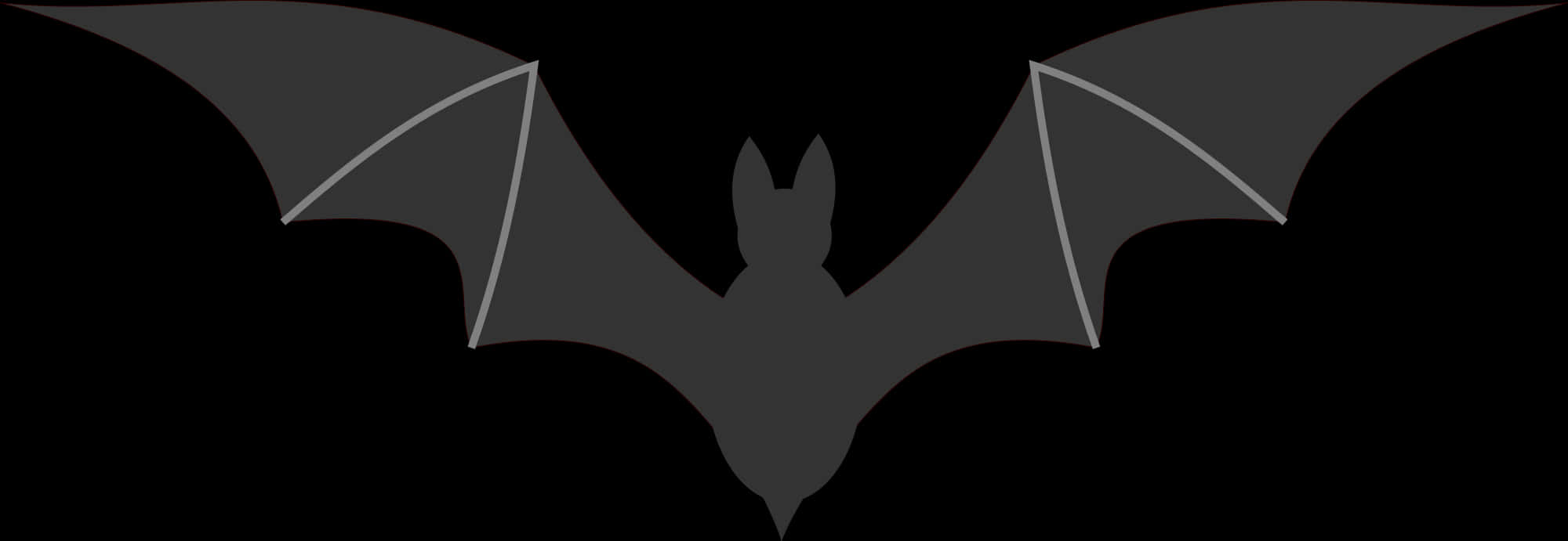 Silhouetteof Bats Flying PNG Image