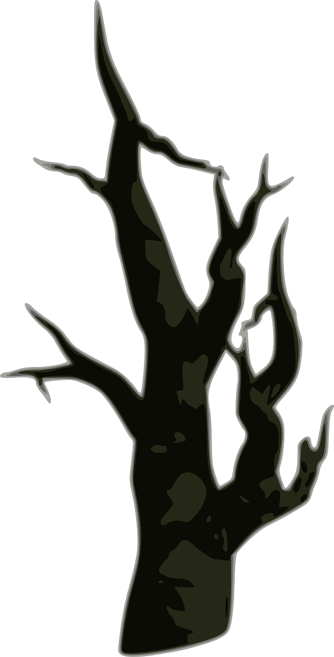 Silhouetteof Dead Tree PNG Image