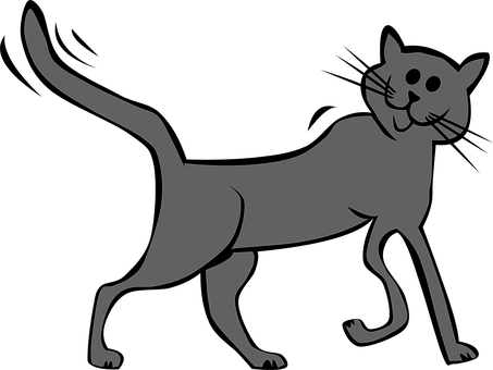 Silhouetteofa Cat PNG Image