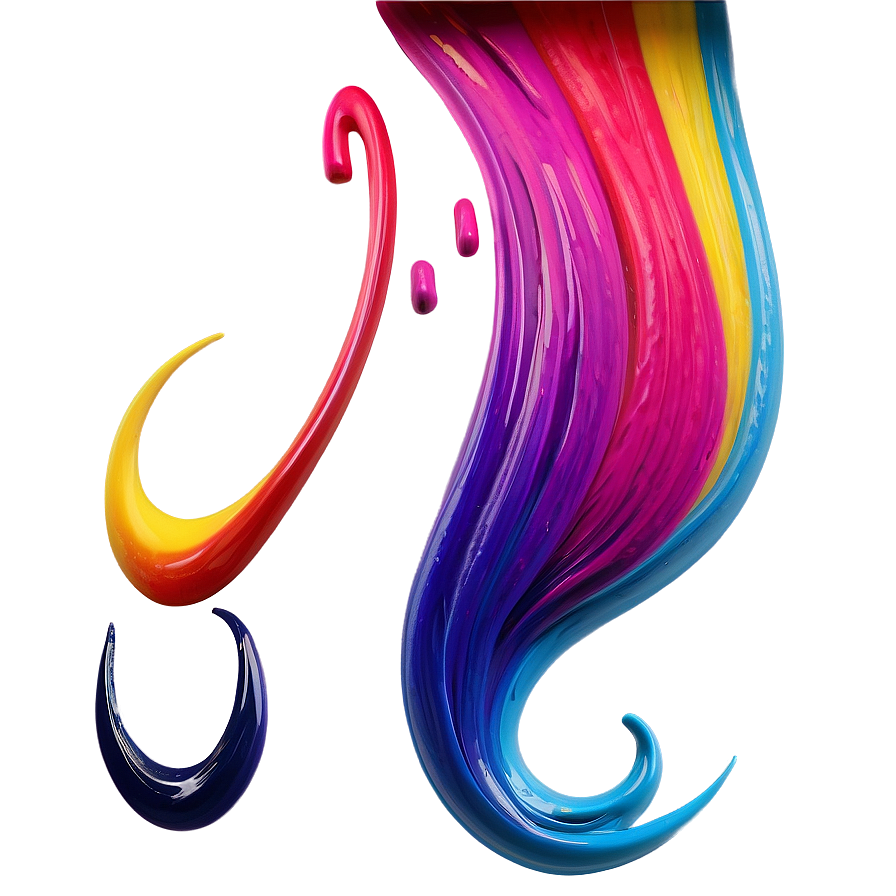 Silk Paint Flow Png Nqr PNG Image