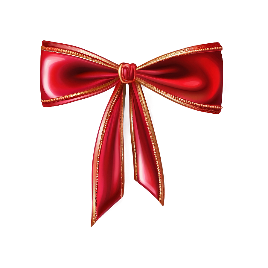 Silk Red Bow Png Nlg PNG Image