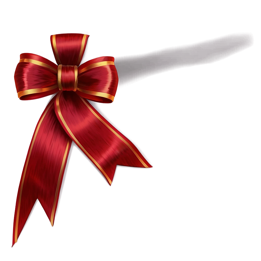 Silk Red Bow Png Vlk PNG Image