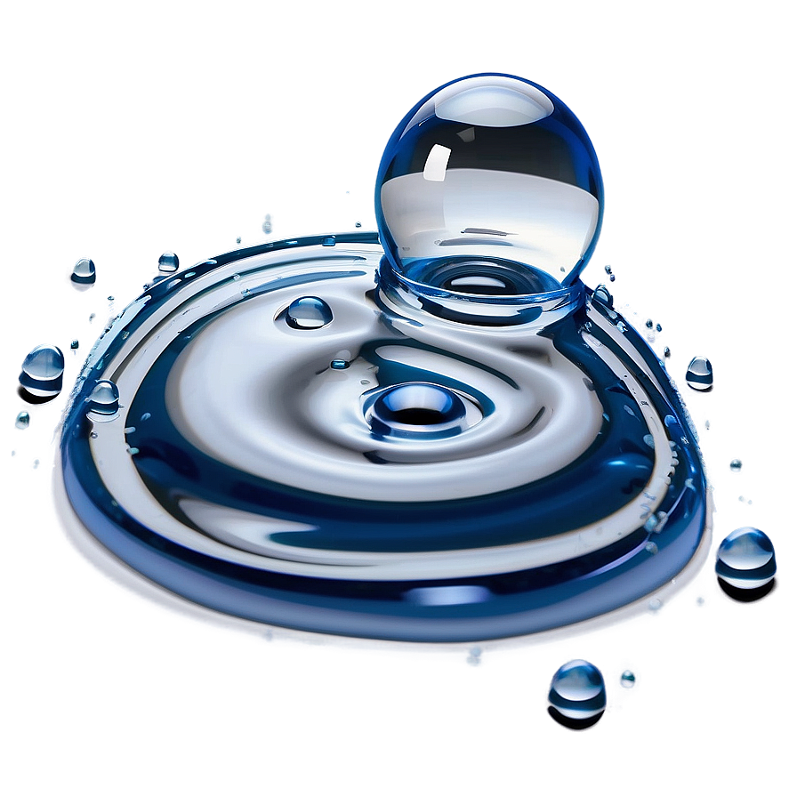 Silky Water Drop Surface Png 05242024 PNG Image