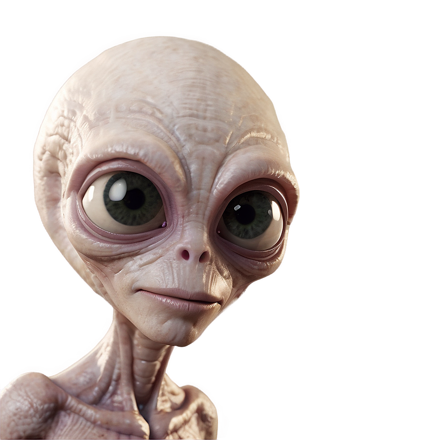 Silly Cute Alien Png Qha PNG Image