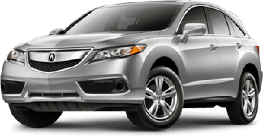 Silver Acura S U V Model PNG Image