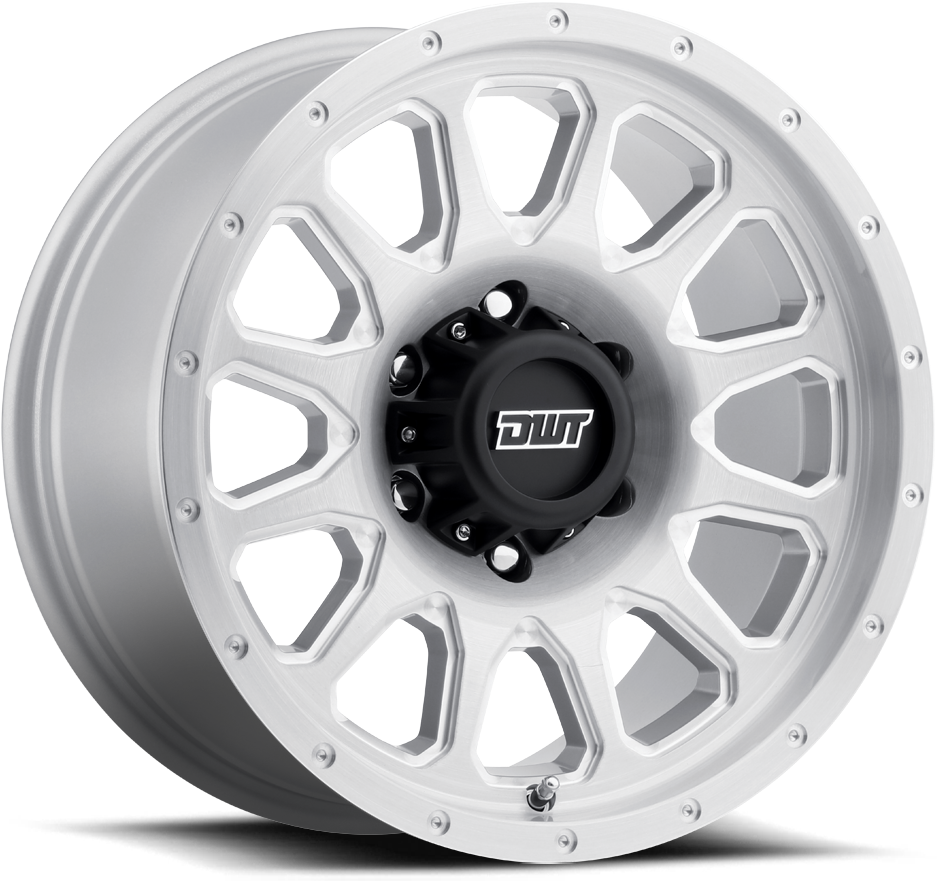 Silver Alloy Wheel Design PNG Image