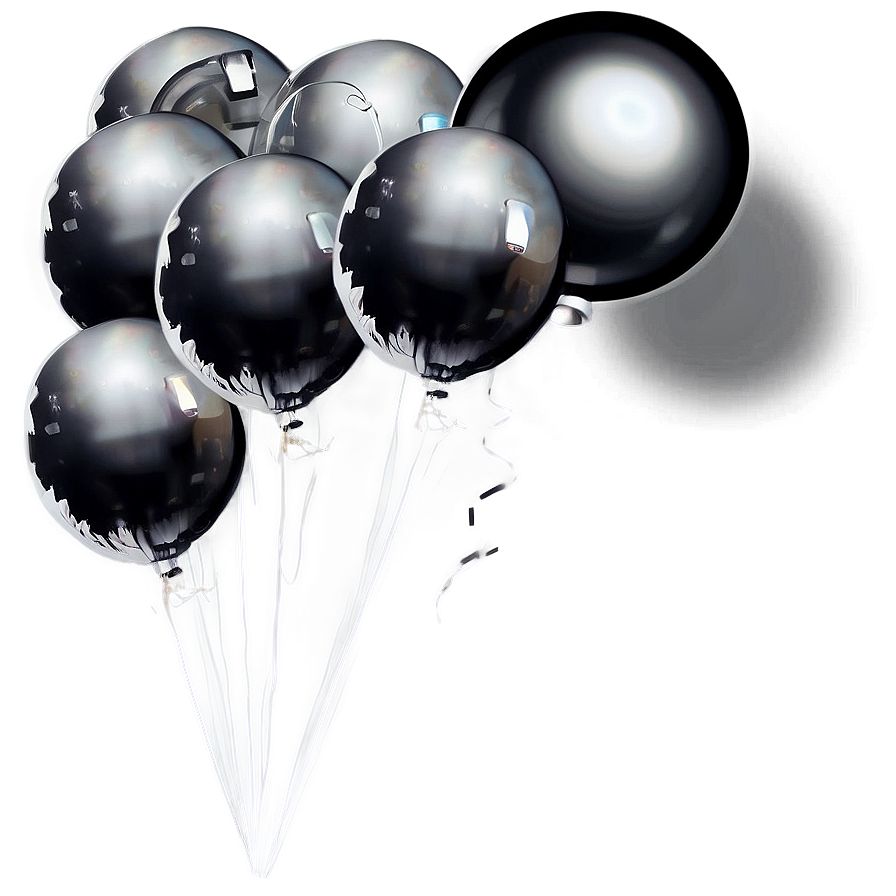 Silver Balloons Png Tek3 PNG Image