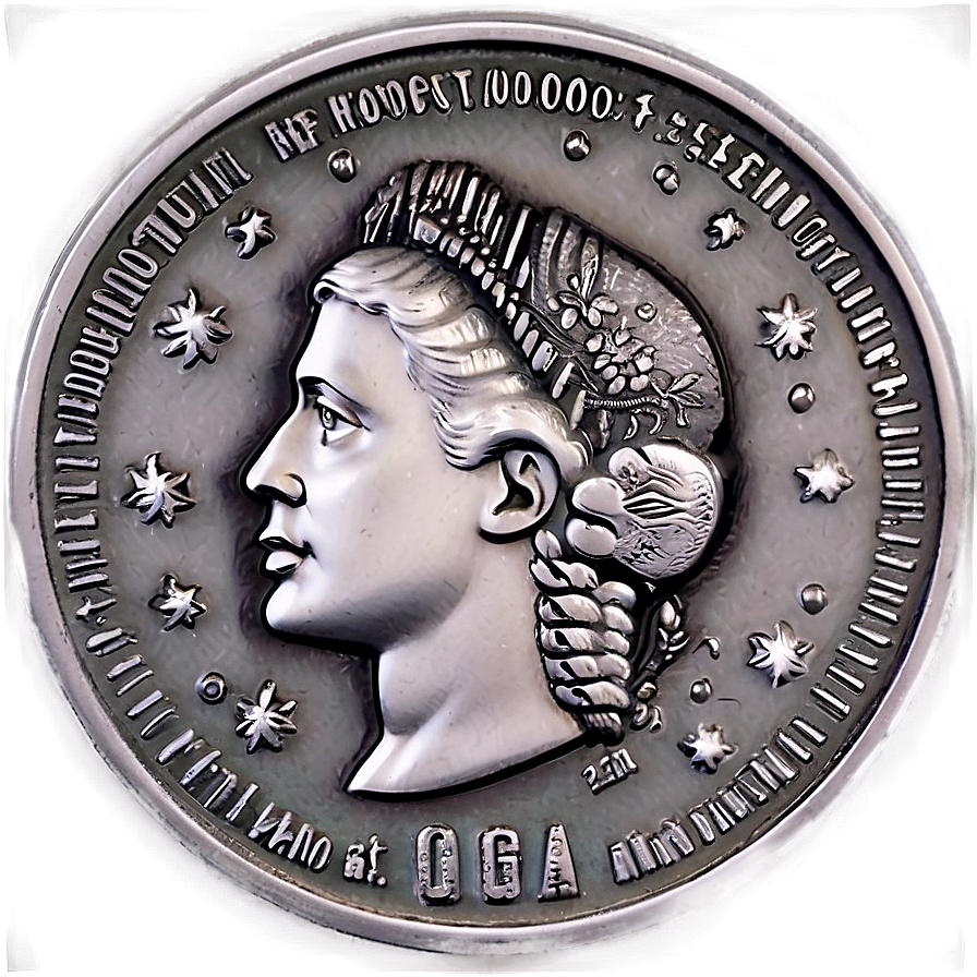 Silver Coin Png Pyl PNG Image