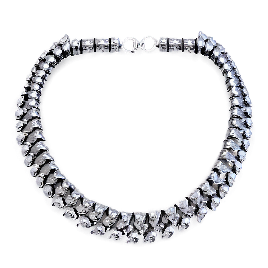 Silver Collar Necklace Png 22 PNG Image