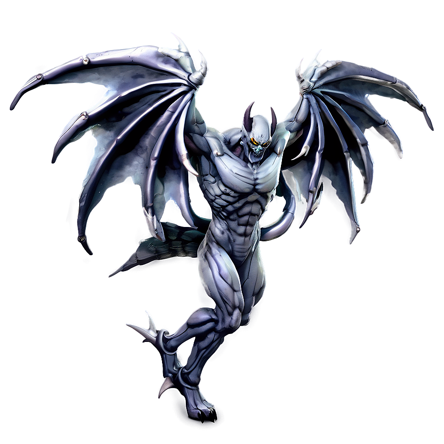 Silver Demon Wings Png 06262024 PNG Image