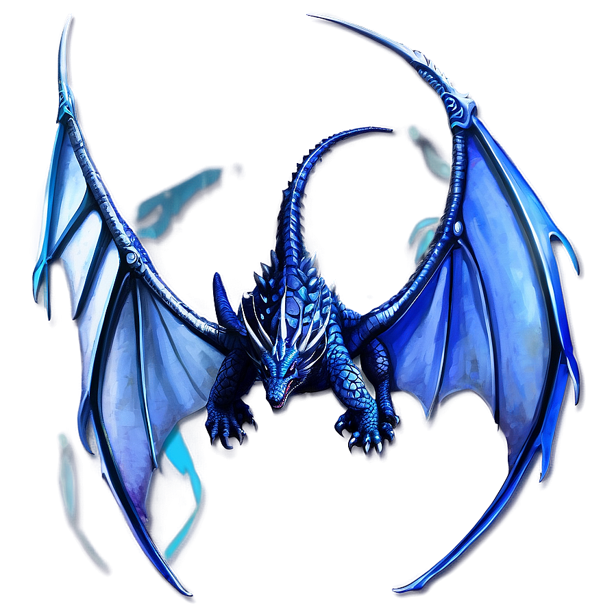 Silver Dragon Wings Art Png 06122024 PNG Image