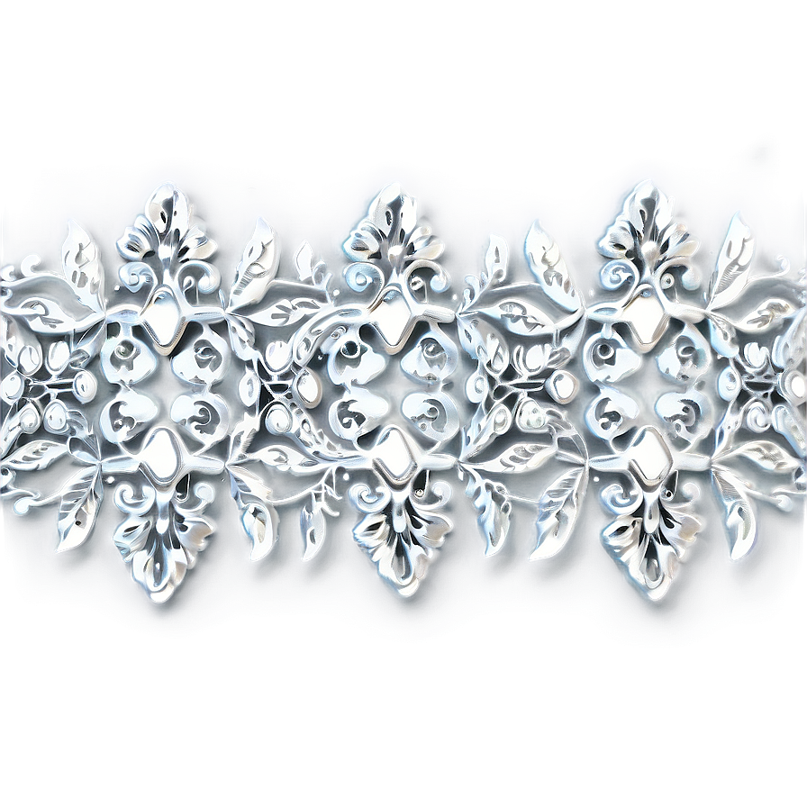 Silver Filigree Overlay Png 61 PNG Image