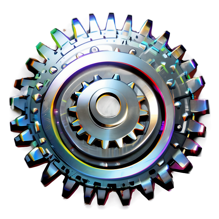 Silver Gear Icon Png Pki PNG Image