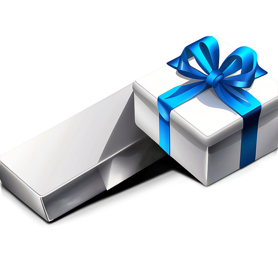 Silver Gift Box Png Ewo PNG Image