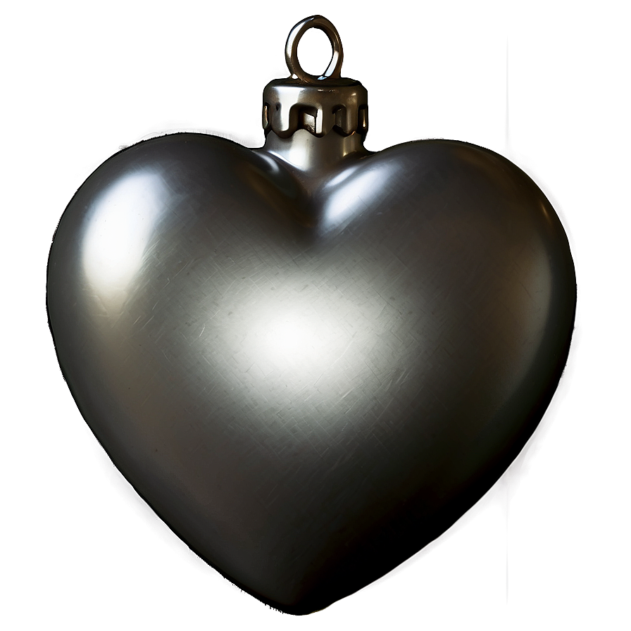 Silver Heart Pattern Png Emr78 PNG Image