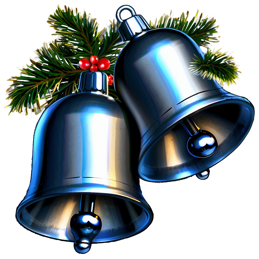 Silver Jingle Bells Png Ajb PNG Image