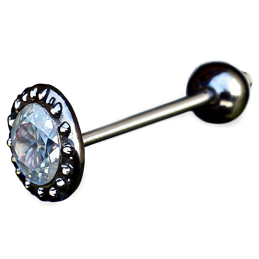 Silver Nose Stud Png Ohw73 PNG Image