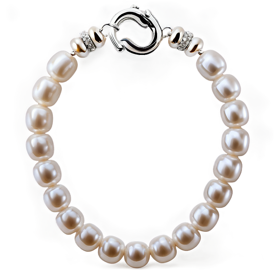 Silver Pearl Necklace Png Ovr56 PNG Image