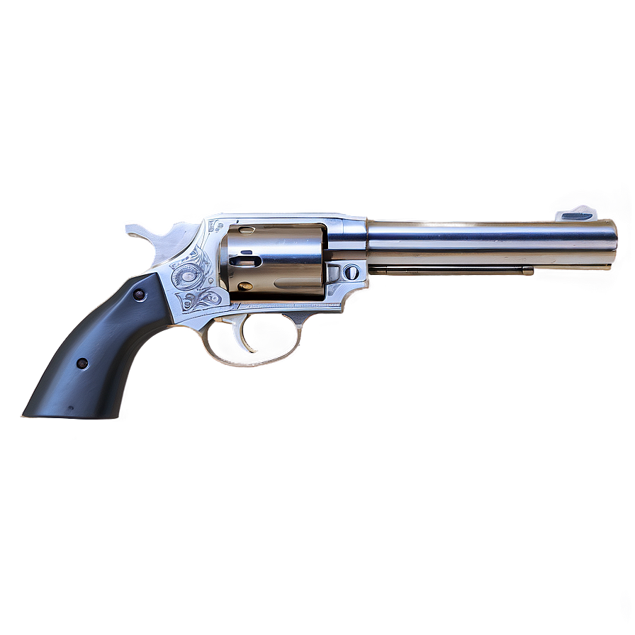 Silver Pistol Png 05242024 PNG Image