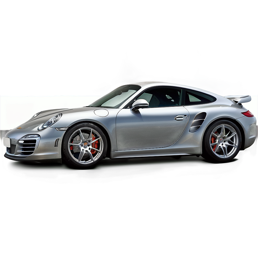 Silver Porsche Png 05062024 PNG Image