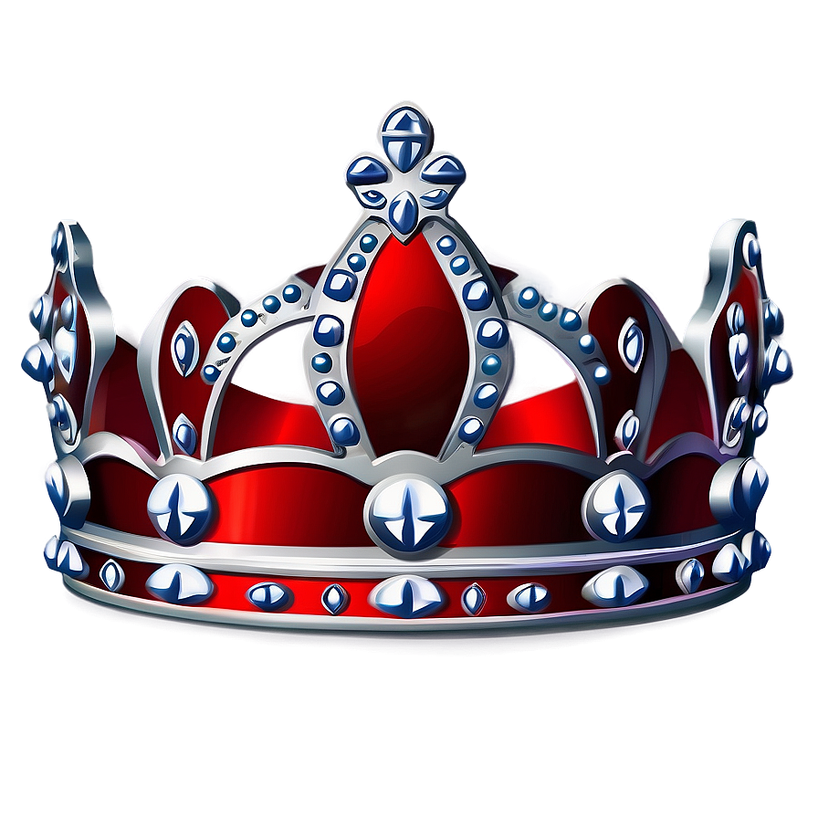 Silver Prince Crown Illustration Png 5 PNG Image