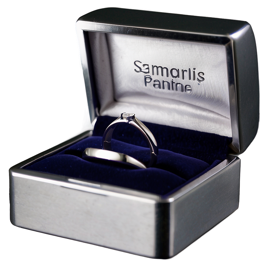 Silver Ring Box Png Jyw PNG Image