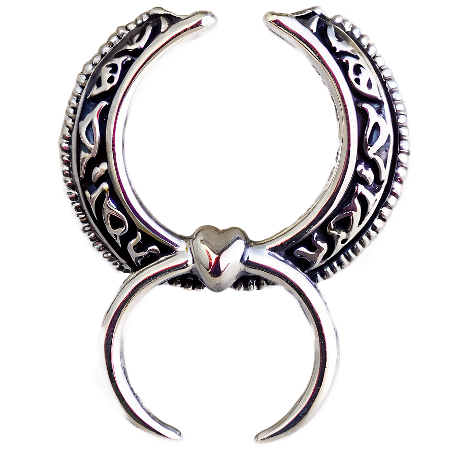 Silver Septum Piercing Png 06122024 PNG Image