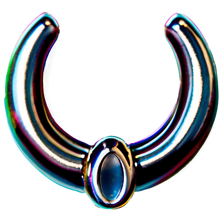 Silver Septum Piercing Png 14 PNG Image