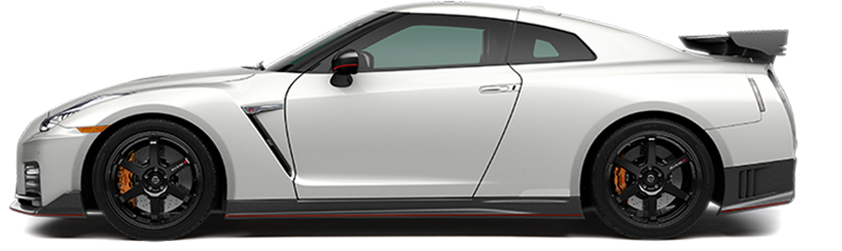 Silver Sports Car Profile View PNG Image