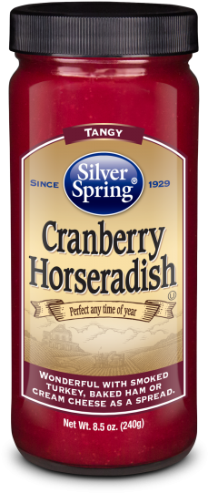 Silver Spring Cranberry Horseradish Jar PNG Image