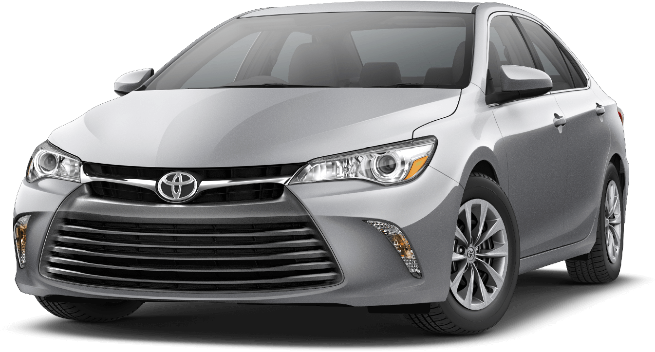 Silver Toyota Camry Front View PNG Image