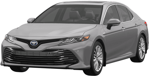 Silver Toyota Camry New Model PNG Image