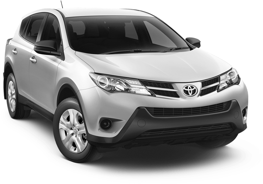 Silver Toyota S U V Isolated PNG Image