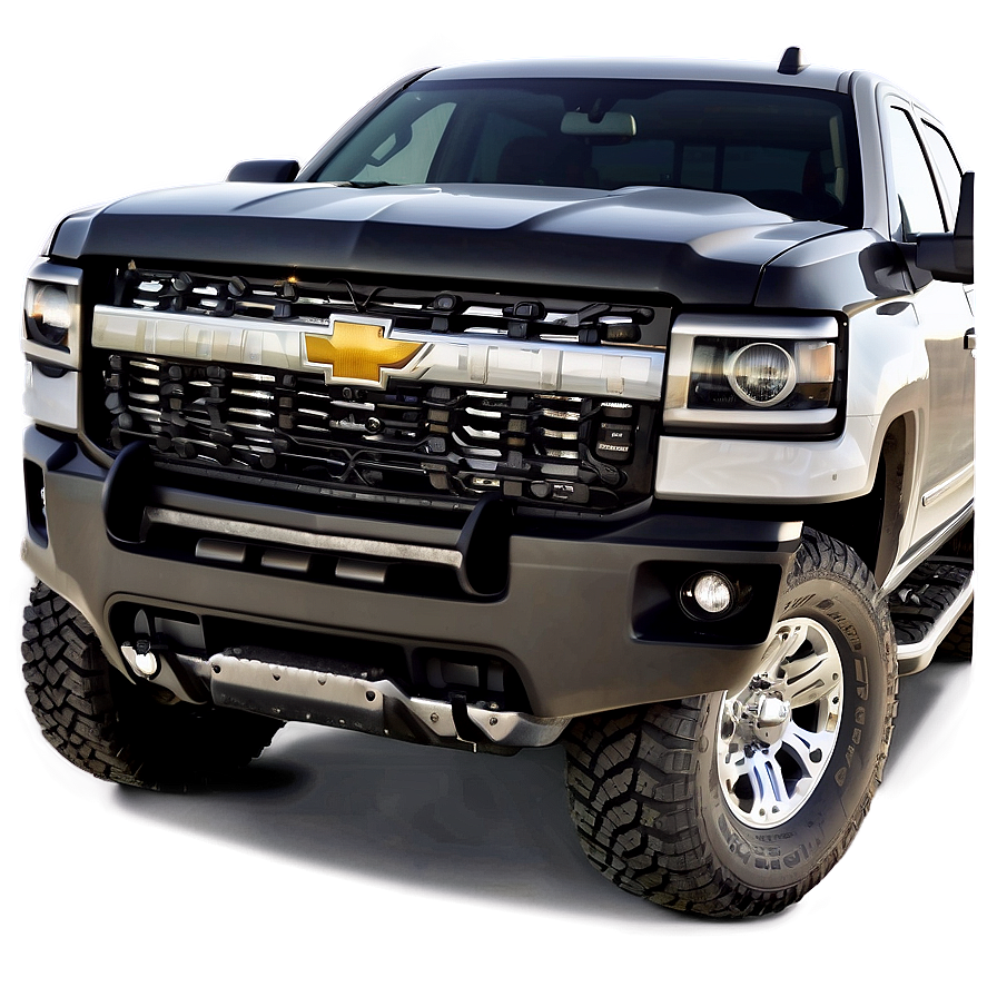 Silverado With Bull Bar Png Plg PNG Image