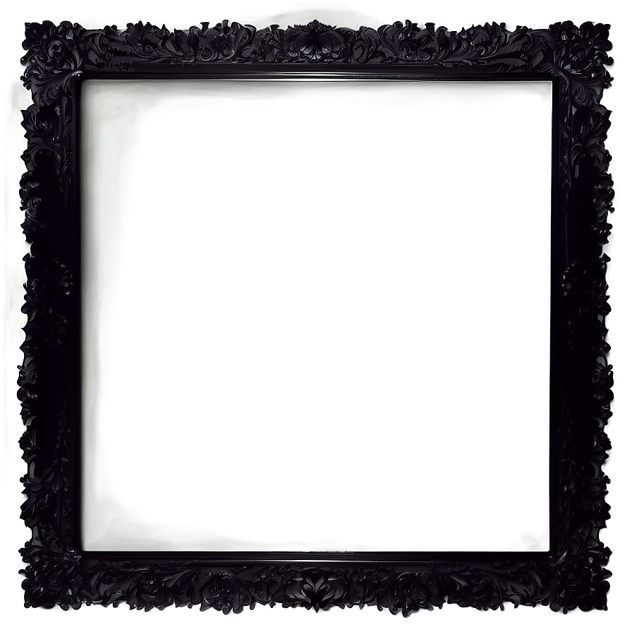 Simple Black Frame Png 05252024 PNG Image