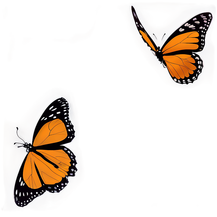 Simple Butterfly Outline Png Ynx27 PNG Image