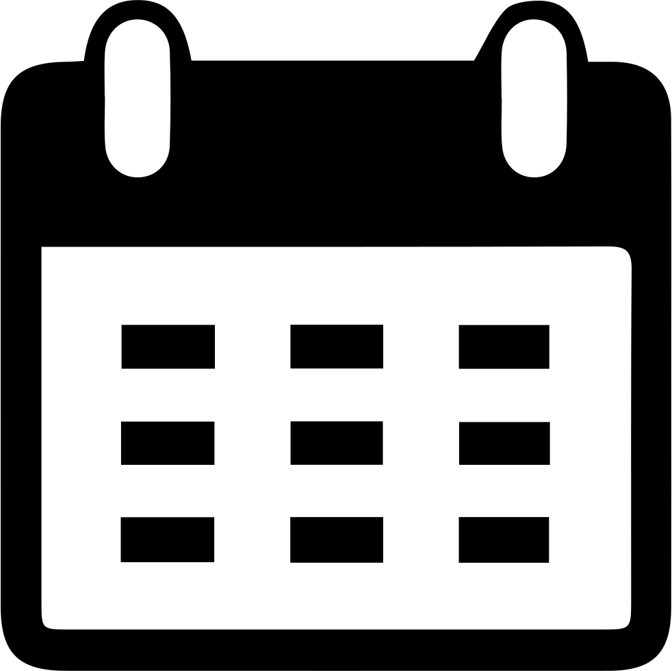 Simple Calendar Icon PNG Image