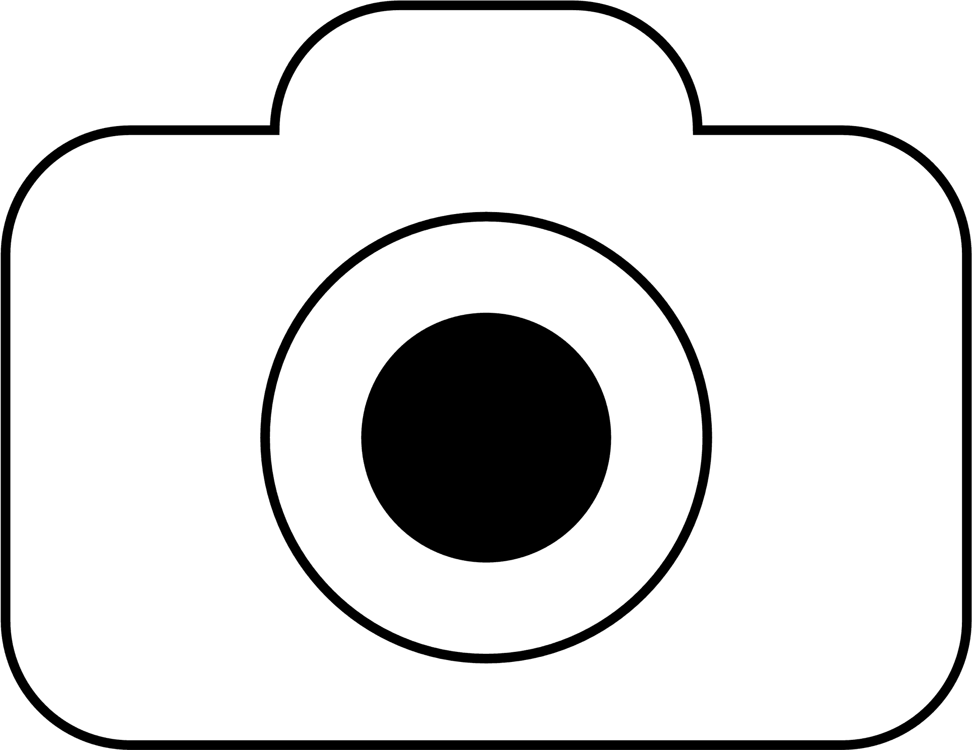 Simple Camera Icon Vector PNG Image