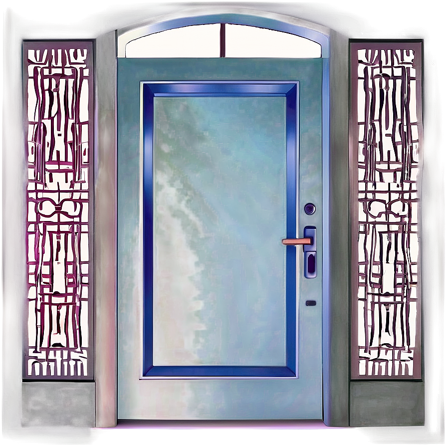 Simple Closed Door Outline Png 06292024 PNG Image