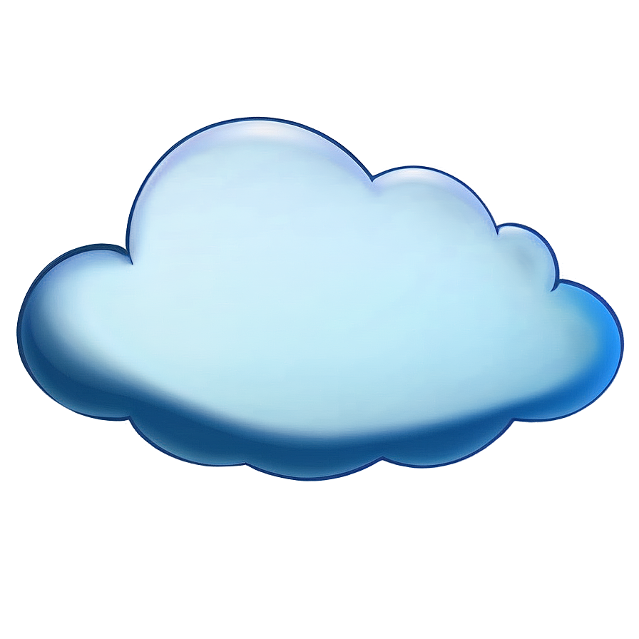 Simple Cloud Cartoon Png 06122024 PNG Image