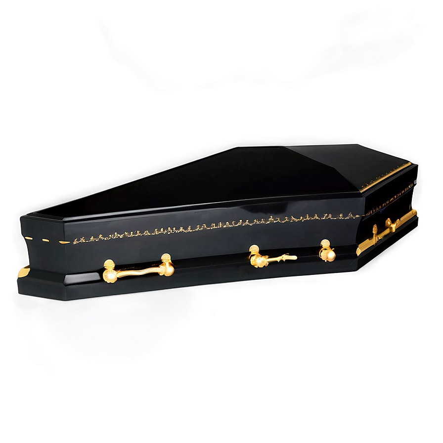 Simple Coffin Design Png Sty76 PNG Image