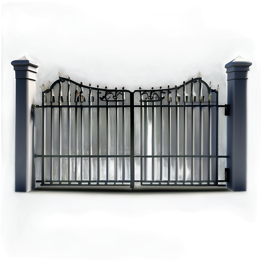 Simple Driveway Gate Png Qpa32 PNG Image