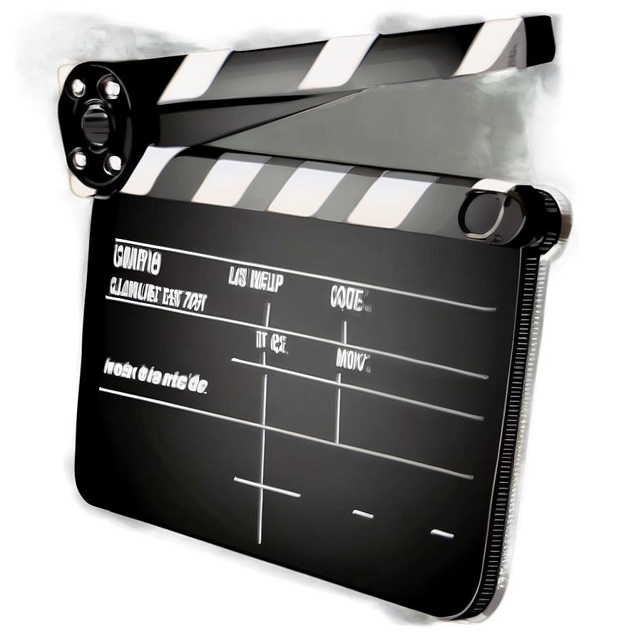 Simple Film Slate Sketch Png 06262024 PNG Image