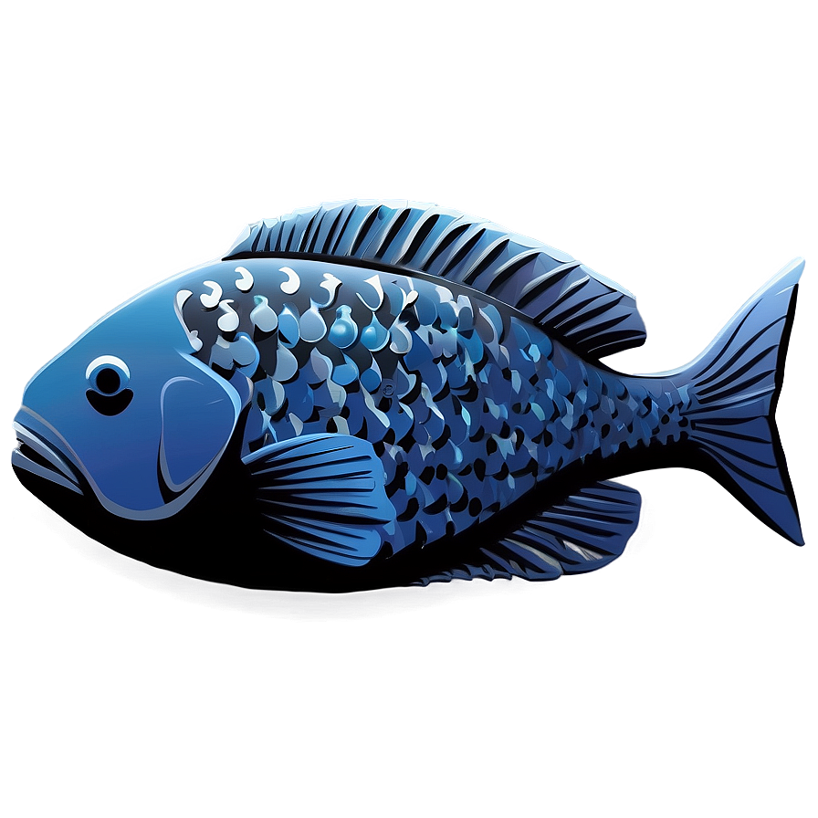 Simple Fish Silhouette Png Qlh20 PNG Image